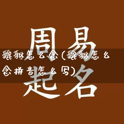 貔貅怎么念(貔貅怎么念拼音怎么写)_https://www.nbtfsb.com_国学动态_第1张