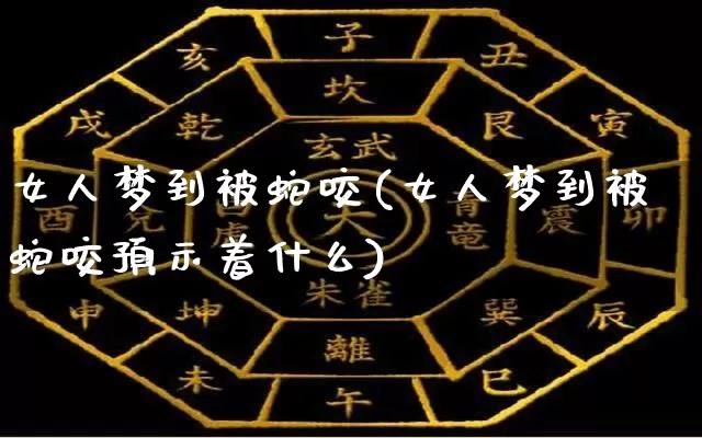 女人梦到被蛇咬(女人梦到被蛇咬预示着什么)_https://www.nbtfsb.com_易经起名_第1张