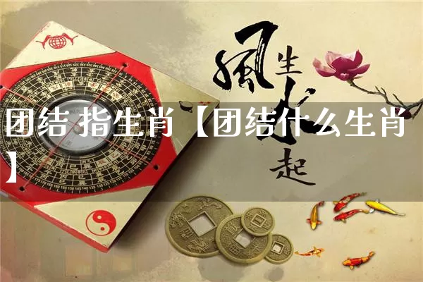 团结 指生肖【团结什么生肖】_https://www.nbtfsb.com_生肖星座_第1张