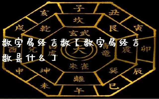 数字易经吉数【数字易经吉数是什么】_https://www.nbtfsb.com_周公解梦_第1张