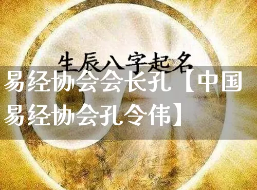 易经协会会长孔【中国易经协会孔令伟】_https://www.nbtfsb.com_生肖星座_第1张