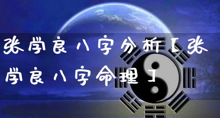 张学良八字分析【张学良八字命理】_https://www.nbtfsb.com_八字算命_第1张