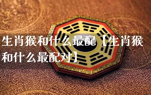 生肖猴和什么最配【生肖猴和什么最配对】_https://www.nbtfsb.com_国学动态_第1张