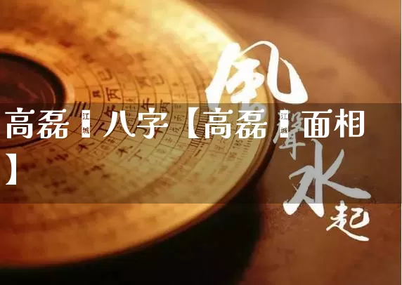高磊鑫八字【高磊鑫面相】_https://www.nbtfsb.com_易经起名_第1张