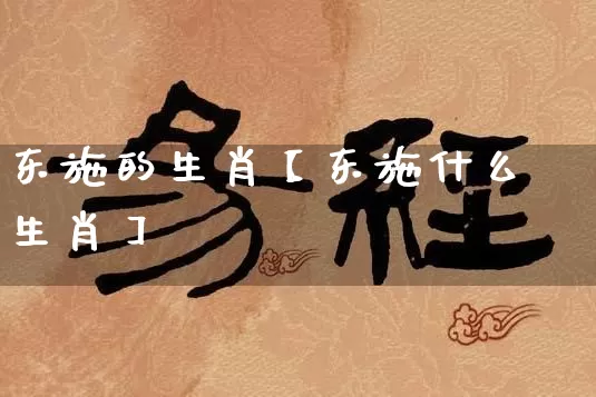 东施的生肖【东施什么生肖】_https://www.nbtfsb.com_生肖星座_第1张