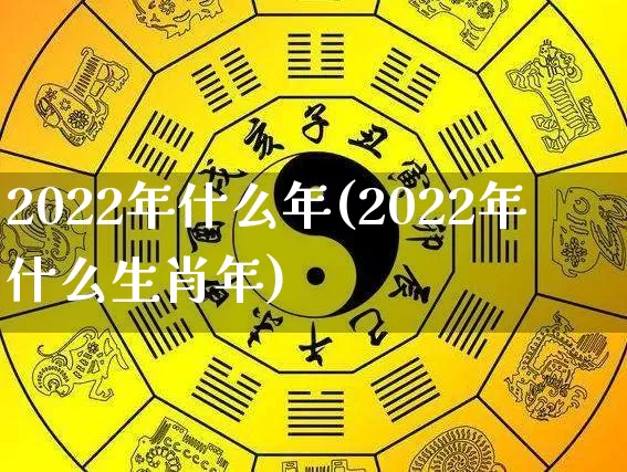2022年什么年(2022年什么生肖年)_https://www.nbtfsb.com_道源国学_第1张