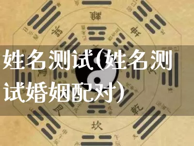 姓名测试(姓名测试婚姻配对)_https://www.nbtfsb.com_八字算命_第1张