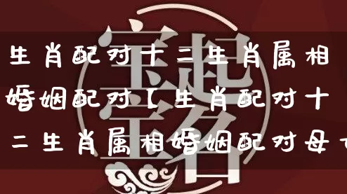 生肖配对十二生肖属相婚姻配对【生肖配对十二生肖属相婚姻配对母女十二生肖相冲】_https://www.nbtfsb.com_国学动态_第1张