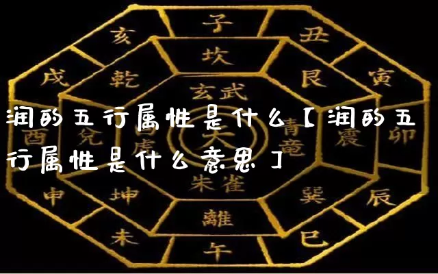润的五行属性是什么【润的五行属性是什么意思】_https://www.nbtfsb.com_五行风水_第1张