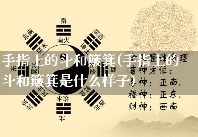 手指上的斗和簸箕(手指上的斗和簸箕是什么样子)_https://www.nbtfsb.com_生肖星座_第1张