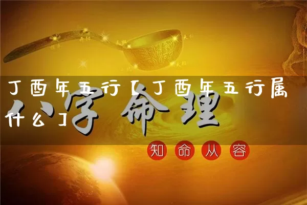 丁酉年五行【丁酉年五行属什么】_https://www.nbtfsb.com_国学动态_第1张