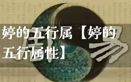 婷的五行属【婷的五行属性】_https://www.nbtfsb.com_五行风水_第1张