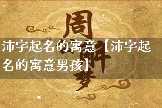 沛字起名的寓意【沛字起名的寓意男孩】_https://www.nbtfsb.com_易经起名_第1张