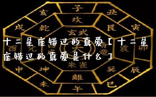 十二星座错过的真爱【十二星座错过的真爱是什么】_https://www.nbtfsb.com_易经起名_第1张