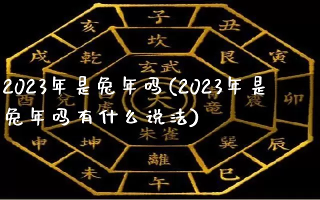 2023年是兔年吗(2023年是兔年吗有什么说法)_https://www.nbtfsb.com_生肖星座_第1张