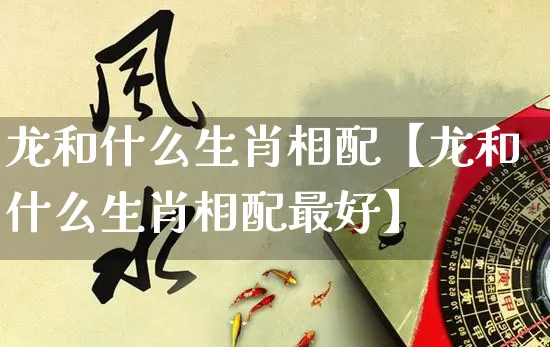 龙和什么生肖相配【龙和什么生肖相配最好】_https://www.nbtfsb.com_生肖星座_第1张