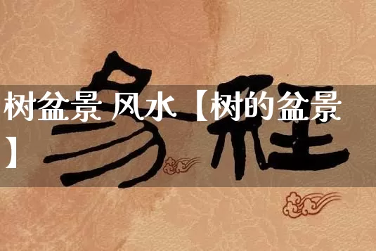 树盆景 风水【树的盆景】_https://www.nbtfsb.com_五行风水_第1张