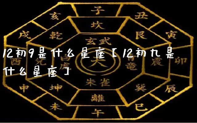 12初9是什么星座【12初九是什么星座】_https://www.nbtfsb.com_道源国学_第1张