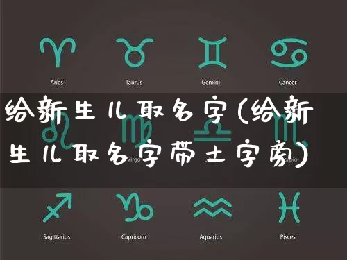 给新生儿取名字(给新生儿取名字带土字旁)_https://www.nbtfsb.com_道源国学_第1张