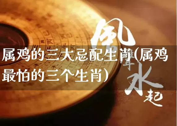 属鸡的三大忌配生肖(属鸡最怕的三个生肖)_https://www.nbtfsb.com_周公解梦_第1张