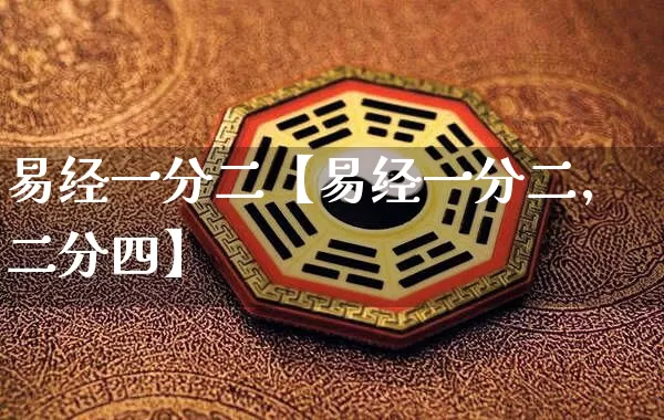 易经一分二【易经一分二,二分四】_https://www.nbtfsb.com_道源国学_第1张