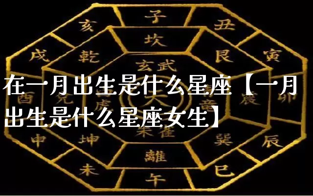 在一月出生是什么星座【一月出生是什么星座女生】_https://www.nbtfsb.com_周公解梦_第1张