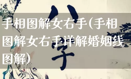手相图解女右手(手相图解女右手详解婚姻线图解)_https://www.nbtfsb.com_生肖星座_第1张