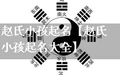 赵氏小孩起名【赵氏小孩起名大全】_https://www.nbtfsb.com_易经起名_第1张