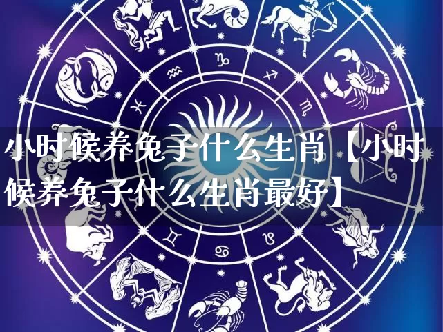 小时候养兔子什么生肖【小时候养兔子什么生肖最好】_https://www.nbtfsb.com_八字算命_第1张
