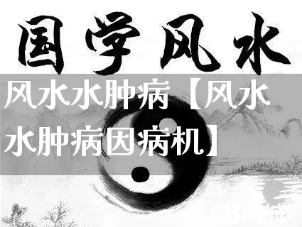 风水水肿病【风水水肿病因病机】_https://www.nbtfsb.com_八字算命_第1张