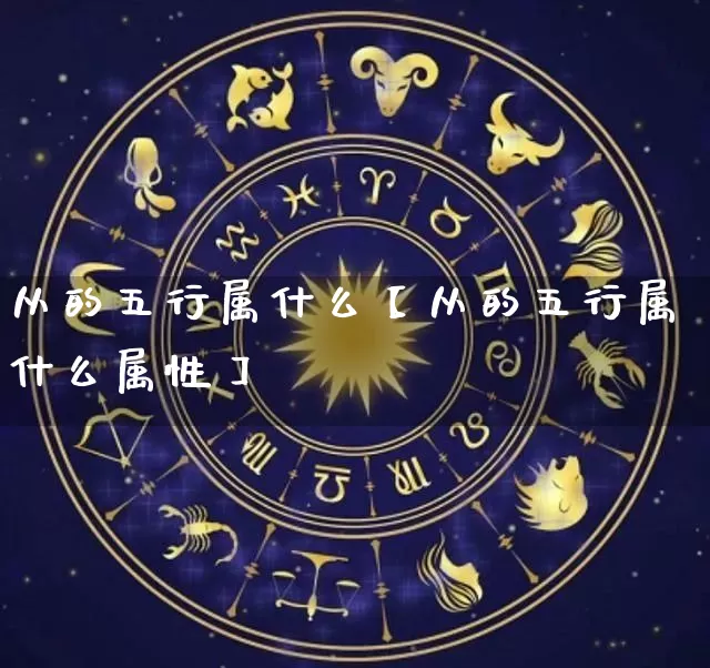 从的五行属什么【从的五行属什么属性】_https://www.nbtfsb.com_易经起名_第1张