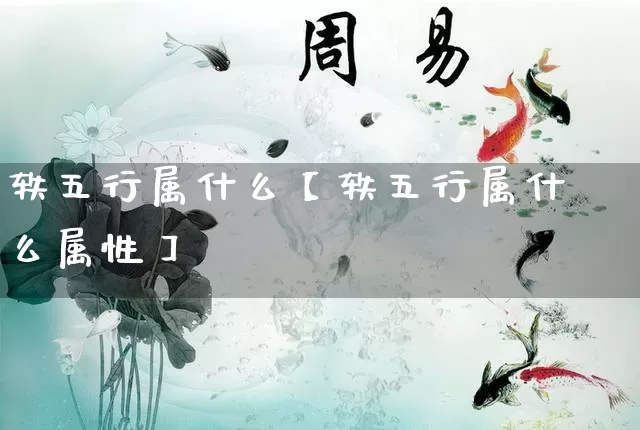 轶五行属什么【轶五行属什么属性】_https://www.nbtfsb.com_五行风水_第1张