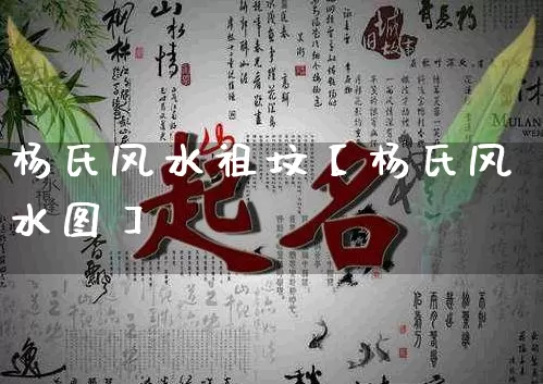 杨氏风水祖坟【杨氏风水图】_https://www.nbtfsb.com_国学动态_第1张