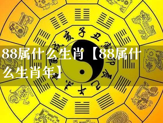 88属什么生肖【88属什么生肖年】_https://www.nbtfsb.com_五行风水_第1张