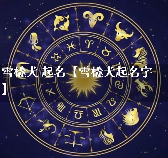雪橇犬 起名【雪橇犬起名字】_https://www.nbtfsb.com_国学动态_第1张