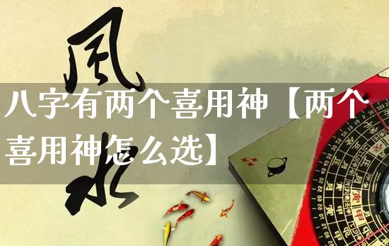八字有两个喜用神【两个喜用神怎么选】_https://www.nbtfsb.com_周公解梦_第1张